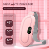 Portable Cordless Heating Pad for Menstrual Cramps Relief, Heating Pad for Stomach, 3-Speed Temperature Adjustment and 4-Speed Massage Modes