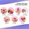 Silicone Menstrual Cup S/L, Pack of 2 Period Cups for Women Heavy Flow, Normal Flow, Pink and Transparent Period Cup Reusable + Storage Bag and Brush